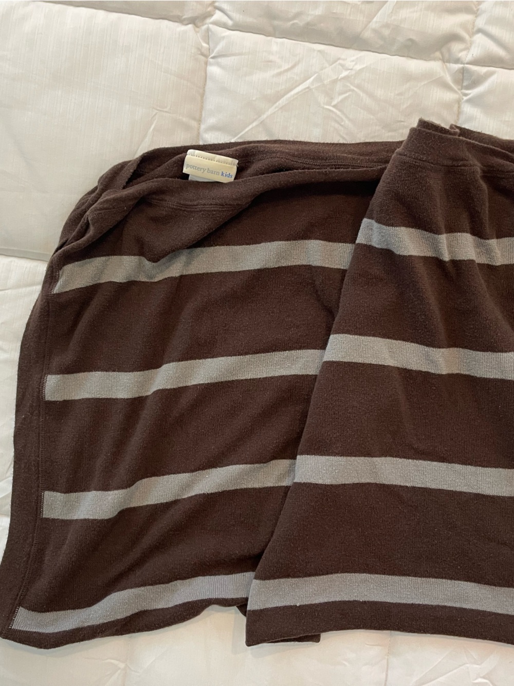 Pottery Barn Kids lightweight knit blanket